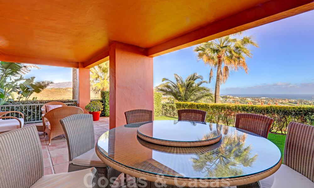 Luxury apartment for sale with private garden and sea views in a luxury five-star golf resort in Benahavis - Marbella 33322