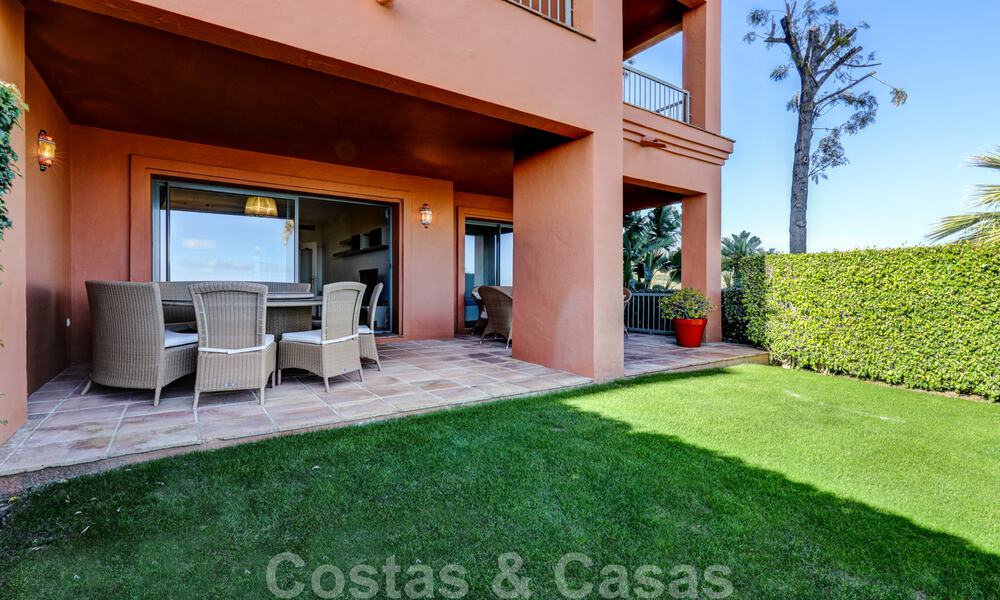 Luxury apartment for sale with private garden and sea views in a luxury five-star golf resort in Benahavis - Marbella 33326