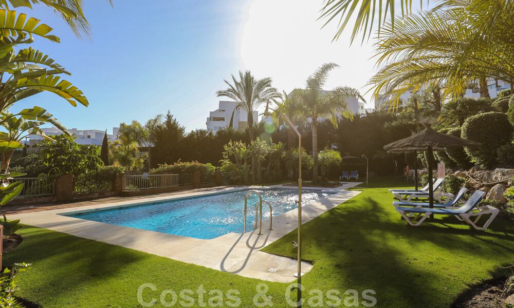 Luxury apartment for sale with private garden and sea views in a luxury five-star golf resort in Benahavis - Marbella 33360