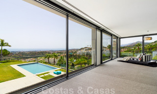 Ready to move in exclusive modern luxury villa for sale in Benahavis - Marbella with stunning open views over the golf and the sea 33522 