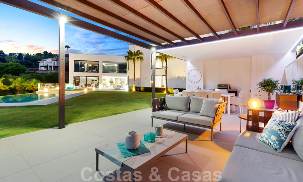 Ready to move in exclusive modern luxury villa for sale in Benahavis - Marbella with stunning open views over the golf and the sea 33553