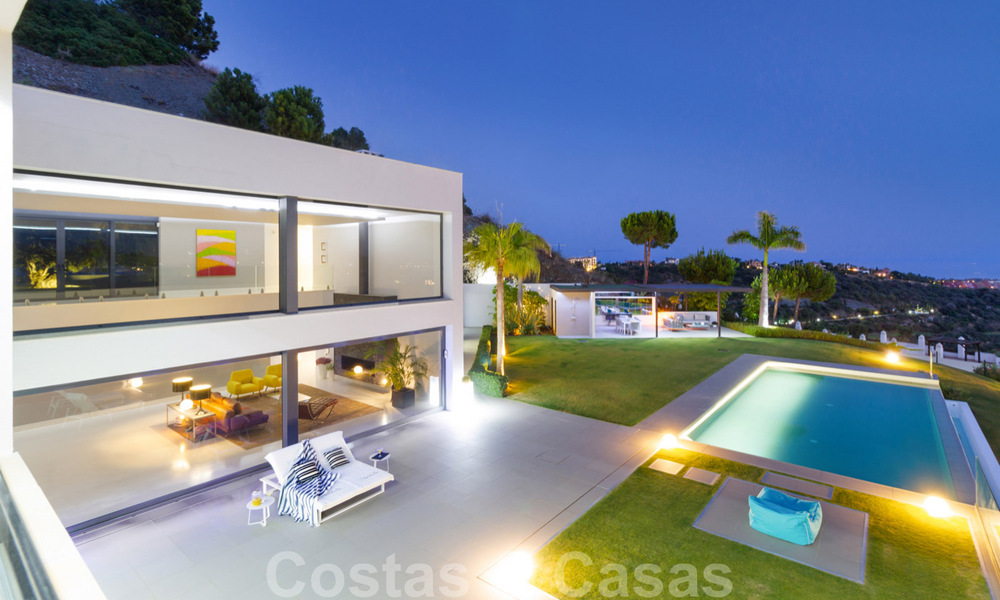 Ready to move in exclusive modern luxury villa for sale in Benahavis - Marbella with stunning open views over the golf and the sea 33554