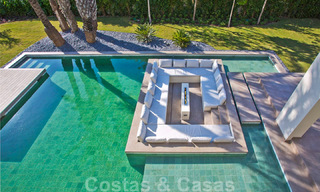Ready to move in, beachside, contemporary Andalusian designer-style villa for sale, Marbella - Estepona East 33447 