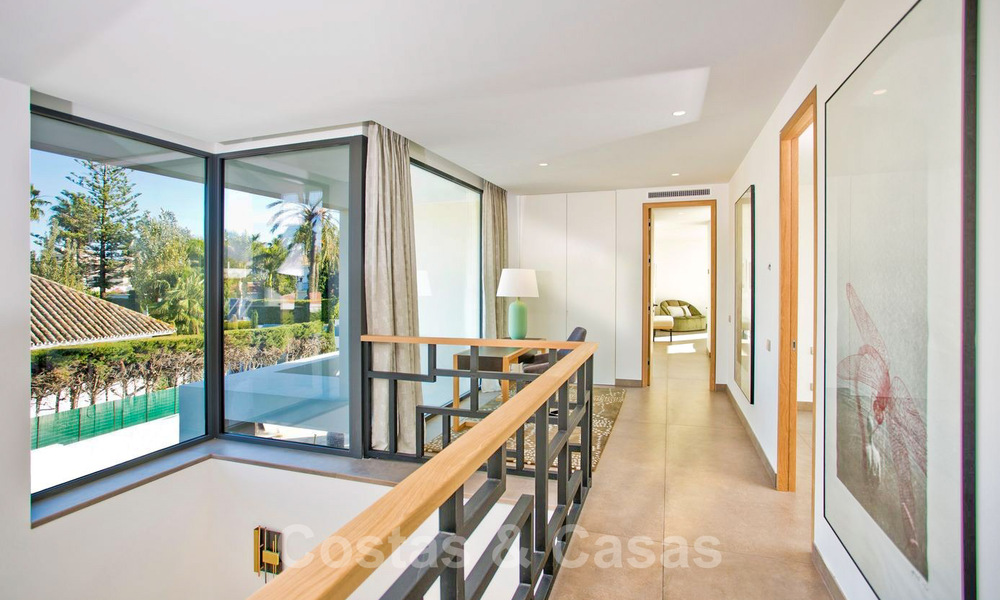 Ready to move in, beachside, contemporary Andalusian designer-style villa for sale, Marbella - Estepona East 33452