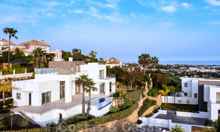 Ready to move in, new modern luxury villa for sale with sea views in Marbella - Benahavis in gated community 33586 