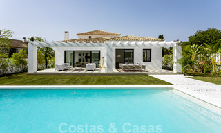 New contemporary Mediterranean style beachside villa for sale, Guadalmina Baja, Marbella 33675 