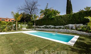 New contemporary Mediterranean style beachside villa for sale, Guadalmina Baja, Marbella 33677 
