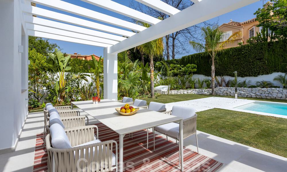 New contemporary Mediterranean style beachside villa for sale, Guadalmina Baja, Marbella 33682