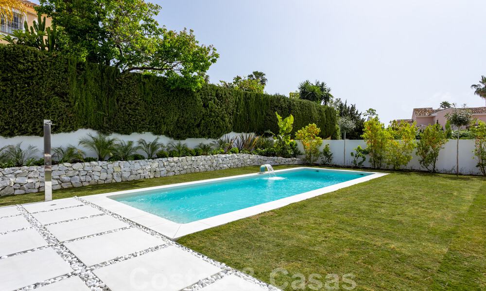 New contemporary Mediterranean style beachside villa for sale, Guadalmina Baja, Marbella 33684