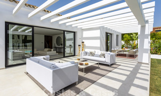 New contemporary Mediterranean style beachside villa for sale, Guadalmina Baja, Marbella 33687 