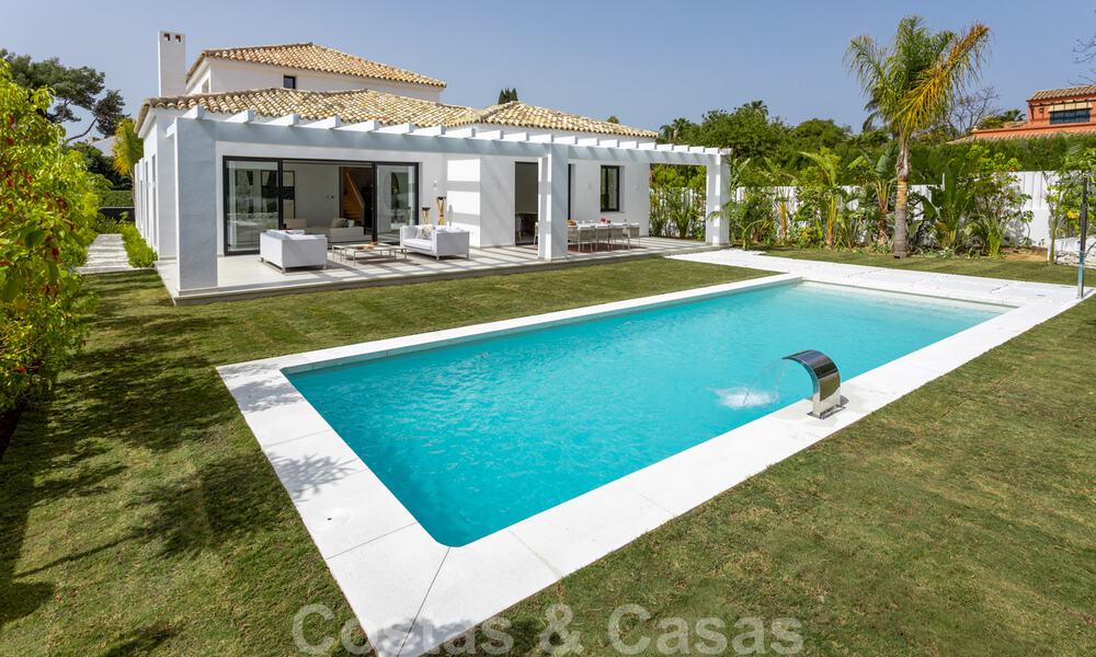 New contemporary Mediterranean style beachside villa for sale, Guadalmina Baja, Marbella 33688