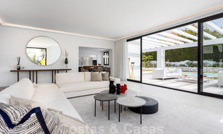 New contemporary Mediterranean style beachside villa for sale, Guadalmina Baja, Marbella 33690 