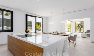 New contemporary Mediterranean style beachside villa for sale, Guadalmina Baja, Marbella 33695 