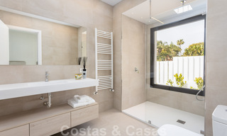 New contemporary Mediterranean style beachside villa for sale, Guadalmina Baja, Marbella 33702 