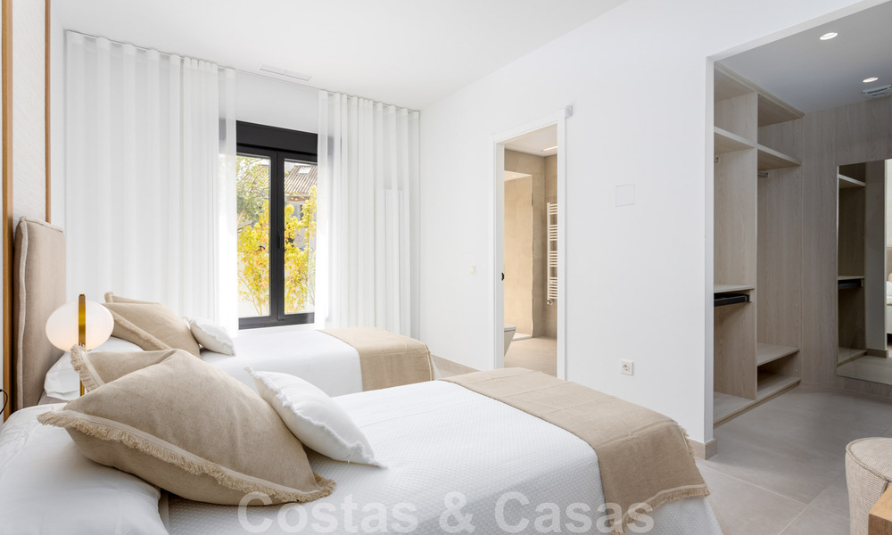 New contemporary Mediterranean style beachside villa for sale, Guadalmina Baja, Marbella 33703