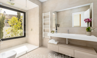 New contemporary Mediterranean style beachside villa for sale, Guadalmina Baja, Marbella 33707 