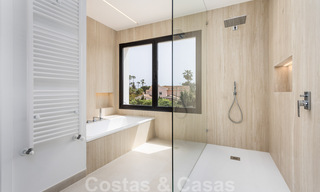 New contemporary Mediterranean style beachside villa for sale, Guadalmina Baja, Marbella 33718 