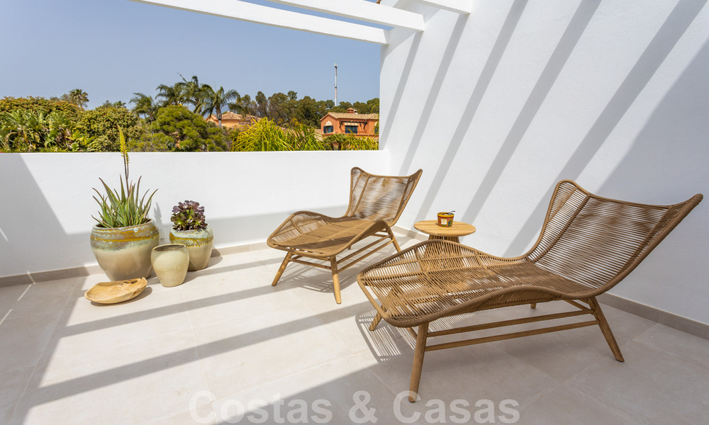 New contemporary Mediterranean style beachside villa for sale, Guadalmina Baja, Marbella 33720