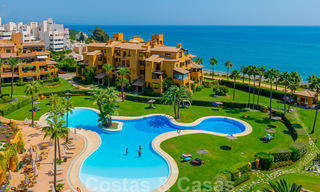 Spectacular penthouse with private pool and panoramic sea views in a frontline beach luxury development for sale, New Golden Mile, Marbella - Estepona 34030 