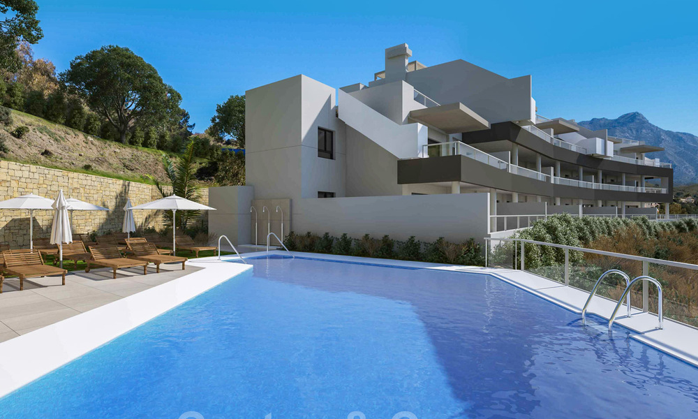 Just on the market. Small-scale new construction project. Luxury apartments for sale in Marbella - Benahavis 34285