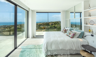 Modern Mediterranean design villa for sale with panoramic sea views in Cascada de Camojan, Golden Mile, Marbella 34303 