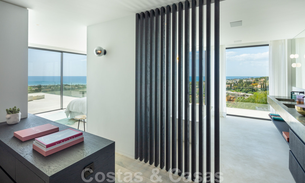 Modern Mediterranean design villa for sale with panoramic sea views in Cascada de Camojan, Golden Mile, Marbella 34305