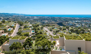 Modern new build villas for sale with panoramic sea views, in a gated resort with clubhouse and amenities in Marbella - Benahavis 63723 