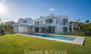 Ready to move in, new modern villa for sale in a five star golf resort in Marbella - Benahavis 34470 