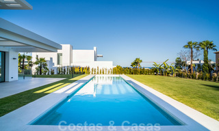 Ready to move in, new modern villa for sale in a five star golf resort in Marbella - Benahavis 34471 