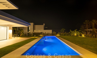 Ready to move in, new modern villa for sale in a five star golf resort in Marbella - Benahavis 34480 