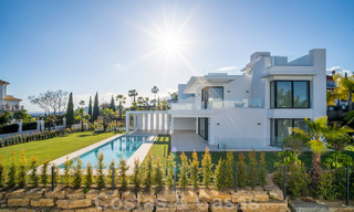 Ready to move in, new modern villa for sale in a five star golf resort in Marbella - Benahavis 34482 