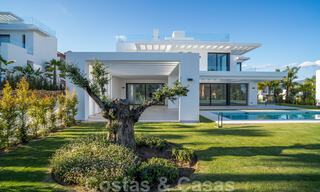 Ready to move in, new modern villa for sale in a five star golf resort in Marbella - Benahavis 34483 