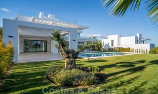 Ready to move in, new modern villa for sale in a five star golf resort in Marbella - Benahavis 34484 