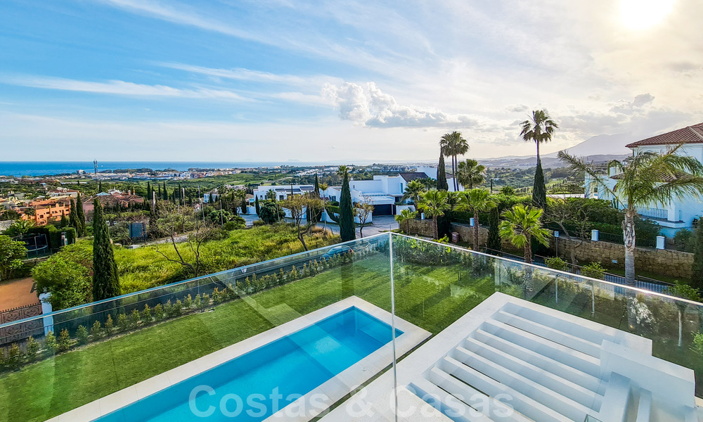 Ready to move in, modern new build villa for sale in a five star golf resort in Marbella - Benahavis 34535