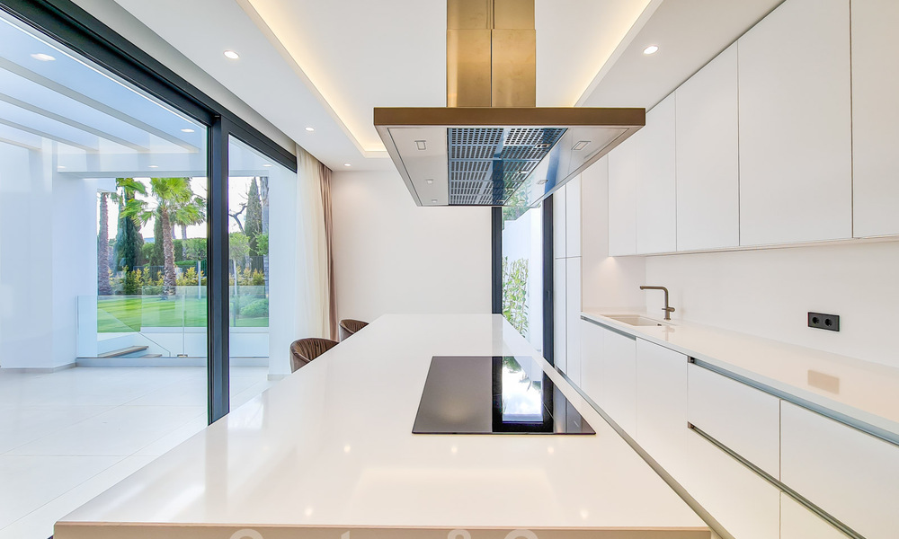 Ready to move in, modern new build villa for sale in a five star golf resort in Marbella - Benahavis 34537