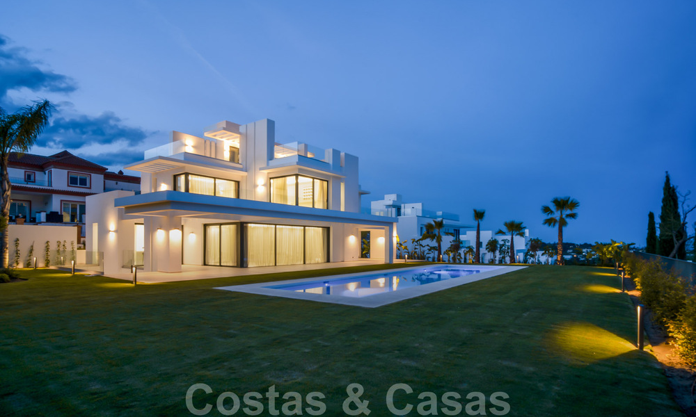 Ready to move in, modern new build villa for sale in a five star golf resort in Marbella - Benahavis 34545