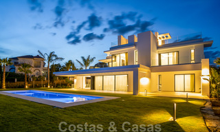 Ready to move in, modern new build villa for sale in a five star golf resort in Marbella - Benahavis 34546 