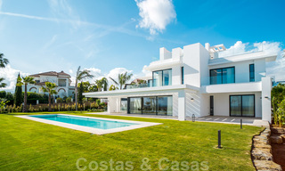 Ready to move in, modern new build villa for sale in a five star golf resort in Marbella - Benahavis 34550 