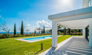 Ready to move in, modern new build villa for sale in a five star golf resort in Marbella - Benahavis 34557 