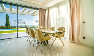 Ready to move in, modern new build villa for sale in a five star golf resort in Marbella - Benahavis 34582 