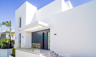Modern new villa for sale with sea views in a five star golf resort in Marbella - Benahavis 34603 