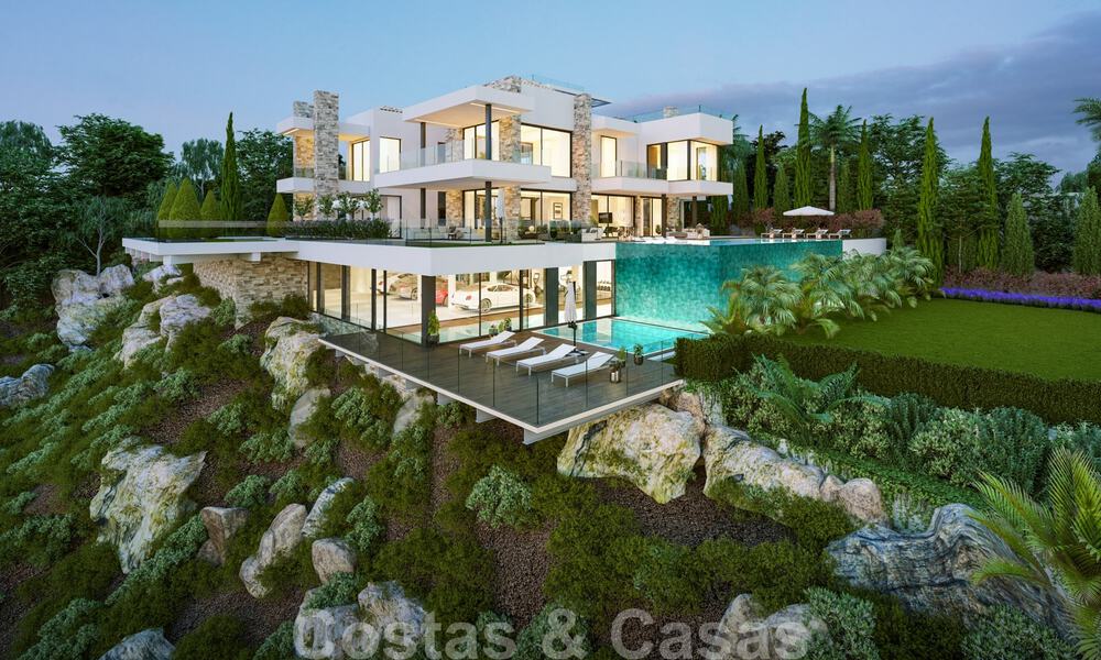 Highly reduced in price! Ready to move in modern design villa for sale in a five star golf resort in Marbella - Benahavis 34620