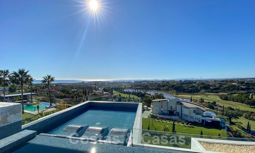 Highly reduced in price! Ready to move in modern design villa for sale in a five star golf resort in Marbella - Benahavis 34627