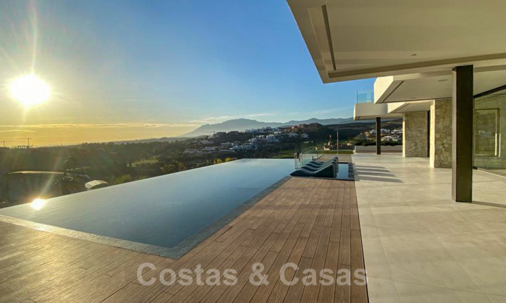 Highly reduced in price! Ready to move in modern design villa for sale in a five star golf resort in Marbella - Benahavis 34641