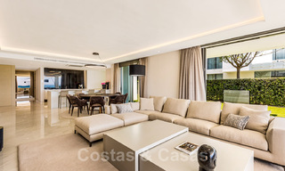 Crème de la Crème, modern ready apartment for sale, right on the beach between Marbella and Estepona 34698 