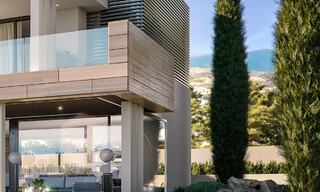 Modern luxury villas for sale with open panoramic sea views to the African coast for sale in Manilva on the Costa del Sol 34725 