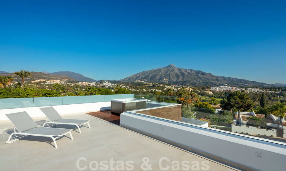 Designer villa in the highly desirable residential area of Las Brisas in Nueva Andalucia with stunning views of the La Concha mountain in Marbella 34775