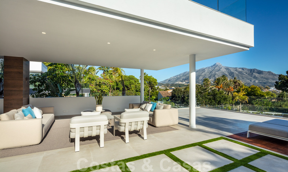 Designer villa in the highly desirable residential area of Las Brisas in Nueva Andalucia with stunning views of the La Concha mountain in Marbella 34776