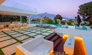 Designer villa in the highly desirable residential area of Las Brisas in Nueva Andalucia with stunning views of the La Concha mountain in Marbella 34796 