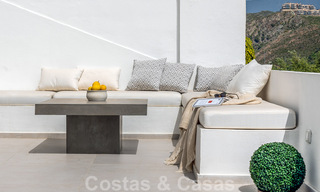 Tastefully renovated apartment for sale with spacious terrace, sea and mountain views in La Quinta golf resort, Benahavis - Marbella 34820 